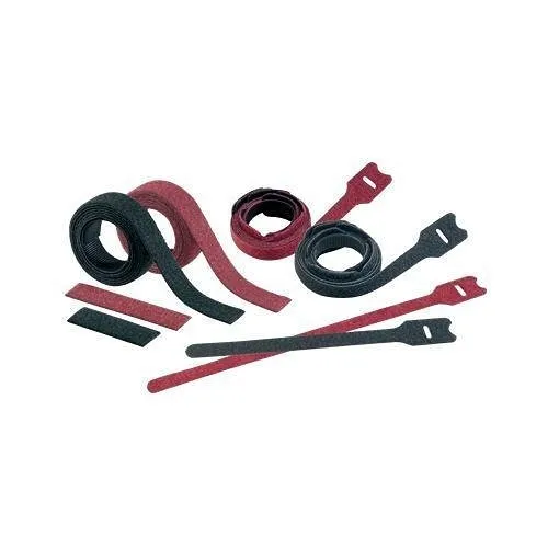 Panduit HLSP3S-X0 Cable Management Hook Loop Tie Pleum Strip, 12.0L