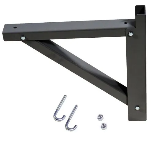 Hubbell HLTSB24B NEXTFRAME Ladder Rack, Triangle Wall Support, 24", Black