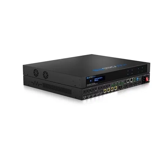Blustream HMX44-18G-KIT 4x4 HDBaseT ARC Matrix Supporting Uncompressed 4K 60 Hz 4:4:4
