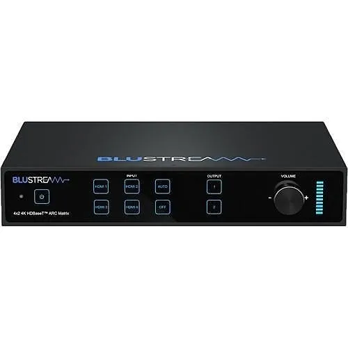 Blustream HMXL42ARC-KIT 4x2 HDBaseT Matrix Kit, 70m