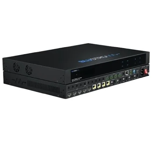 Blustream HMXL44ARC-KIT 4x4 HDBaseT AV Matrix Kit, 4K, 60 Hz, 4:4:4