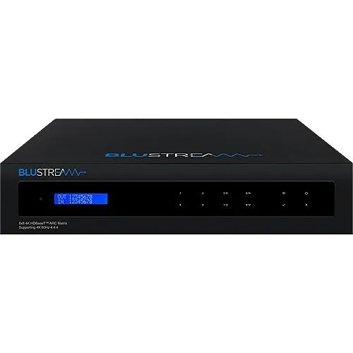Blustream HMXL88ARC 8x8 HDBaseT CSC ARC Matrix, 70m