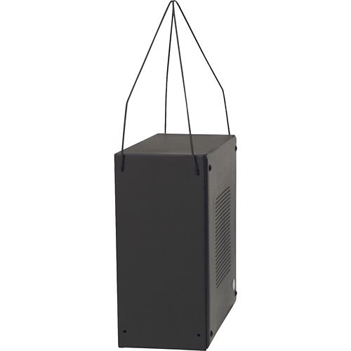 AtlasIED M1000 8" Dual-Cone Sound Masking Speaker with 4W 70V Transformer and Enclosure, Black