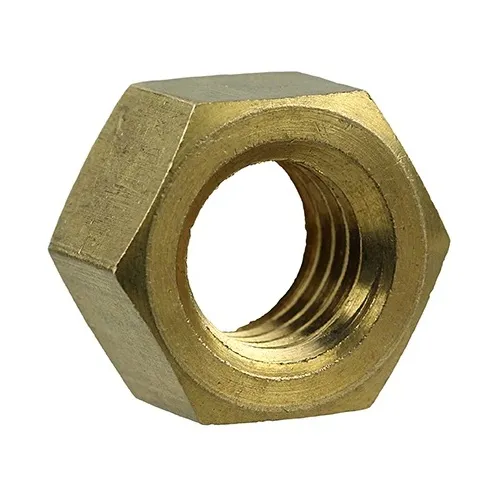 Dottie HNBR1032 Nut, #10-32 Brass Machine Screw Hex Nut