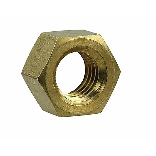 Dottie HNBR12 Nut, 1/2"-13 Brass Hex Nut