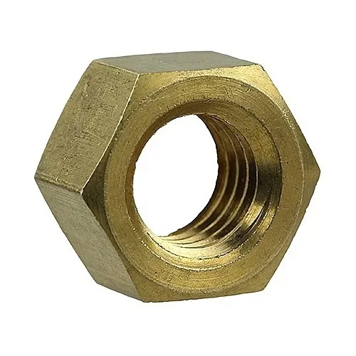 Dottie HNBR632 Nut, #6-32 Brass Machine Screw Hex Nut
