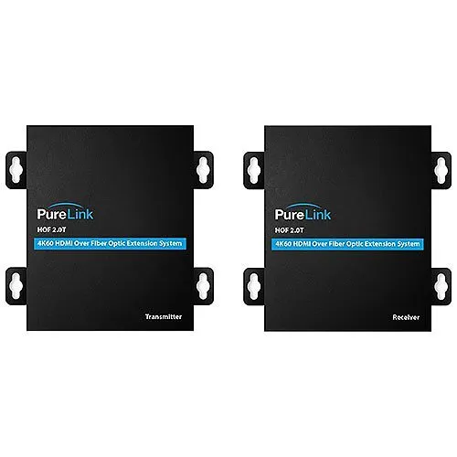 PureLink HOF T2.0 TX/RX 4K/60 HDMI Over Fiber Extension System, HDMI 2.0, HDCP 2.2, TAA Compliant