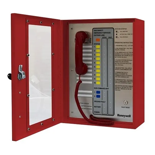 Honeywell Area of Refuge HON-AOR-10-DKL-ETL-R Analog Command Unit with 10-Station Capacity