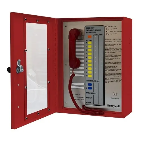 Honeywell Area of Refuge HON-AOR-10-DKL-R Analog AOR Command Unit with 10-Station