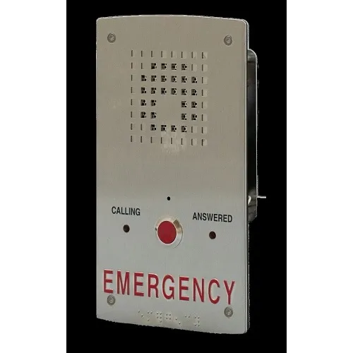 Honeywell Area of Refuge HON-AOR-CSE-NM Analog AOR Station with EMERGENCY Signage, no Mount