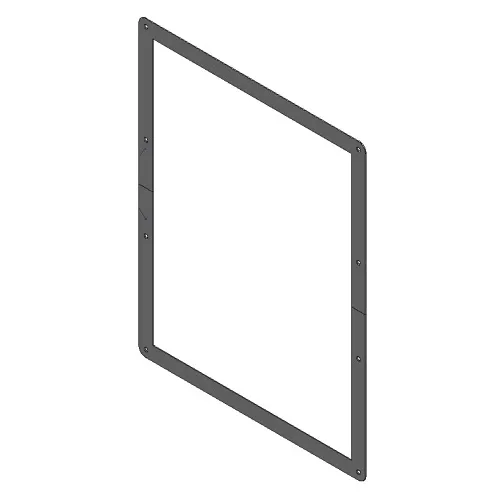 Honeywell Area of Refuge HON-AOR-TR10-D Trim Ring with Door for Flush Mounting 5-Station and 10-Station Area of Refuge Analog Command Units