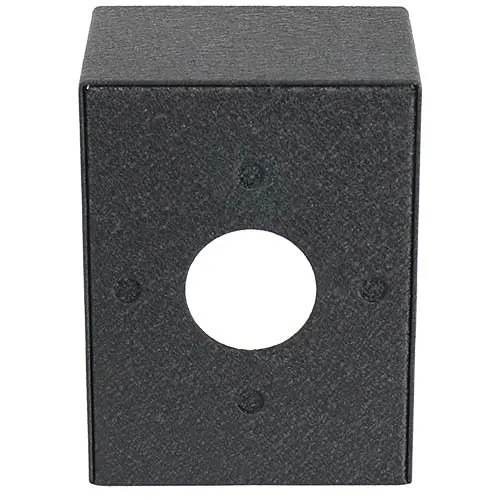 Pedestal Pro HOOD-CS-04.5x6 4.5" 6" Steel Hood, Weather Shroud