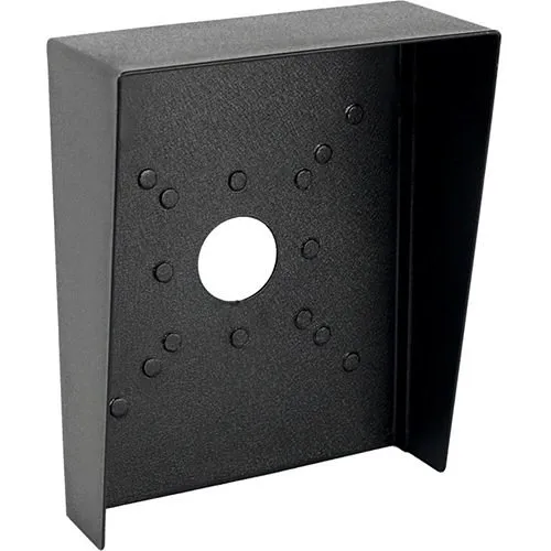 Pedestal Pro HOOD-CS-08X10 8" 10" Steel Hood, Weather Shroud, Black Powder Coated