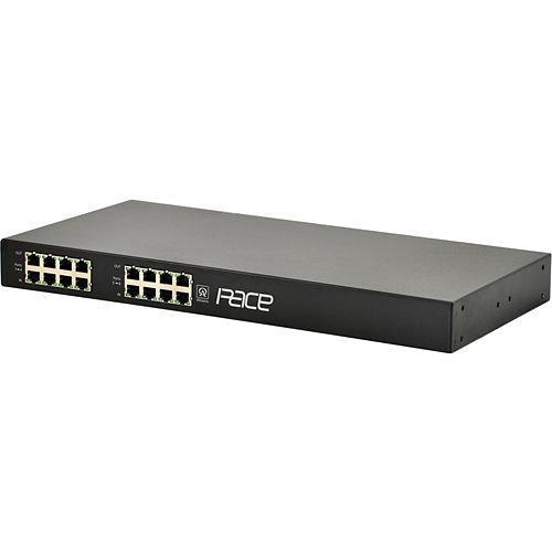 Altronix PACE8PRM Long-Range Ethernet 8-Port Receiver, 100Mbps per Port, Passes PoE/PoE+, Requires Compatible Transceiver, 1U