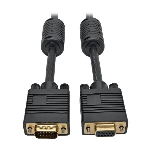 Eaton Tripp Lite P500-003 VGA High-Resolution RGB Coaxial Cable (HD15 M/F), 3' (0.91m)