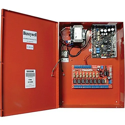 Honeywell Power HP600ULM Power Supply with an HPMOM6 Distribution Controller, 12/24VDC, 6.0A