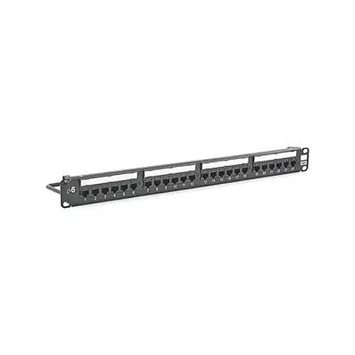 Hubbell HP624 24-Port CAT6 Patch Panels, Universal Wiring