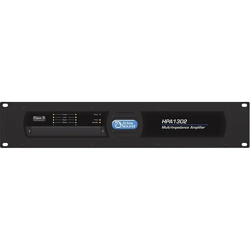AtlasIED HPA1302 2-Channel, 1300W Commercial Amplifier