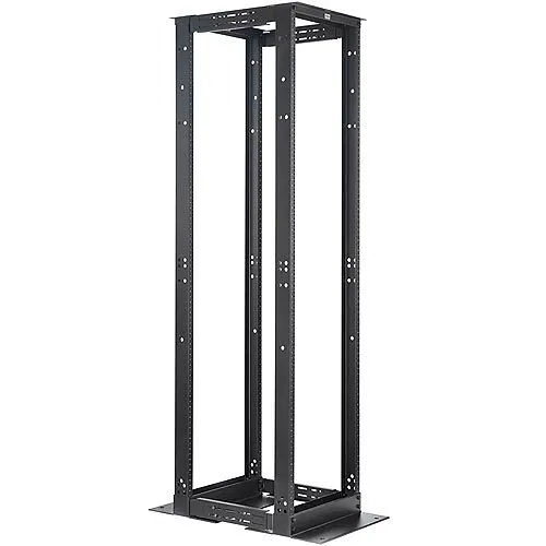 Hubbell HPW84RR19 NEXTFRAME Equipment Rack, 84" H x 19" W, Black