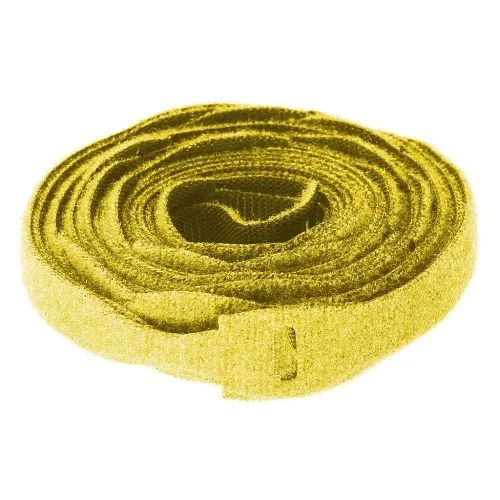 Hubbell HPWCVFYL8 Cable Management Tie, VELCRO Brand ONE-WRAP, 8", Yellow