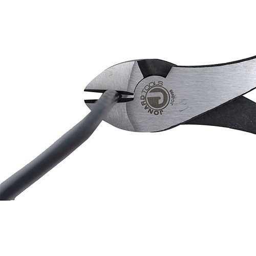 Jonard Tools JIC-2488 High Leverage Diagonal Cutting Pliers, Angled Head, 8"
