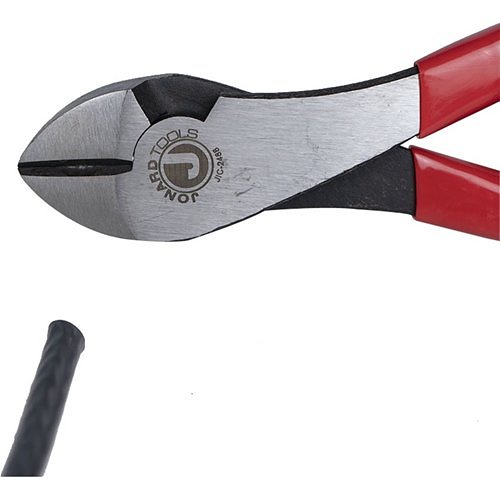 Jonard Tools JIC-2488 High Leverage Diagonal Cutting Pliers, Angled Head, 8"