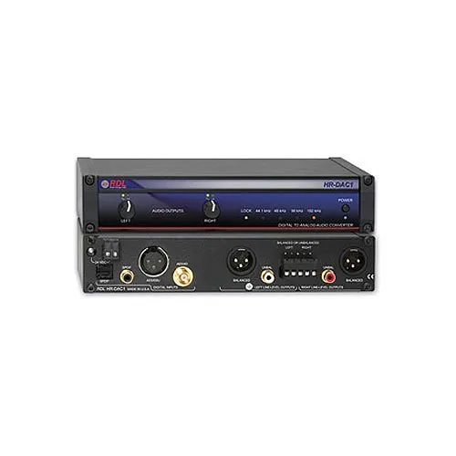 RDL HR-DAC1 Digital to Analog Converter, 24 bit 192 kHz
