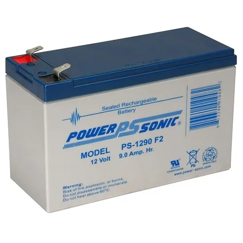 Power Sonic PHR-1290 PHR Series 12V, 21.2Ah High-Rate SLA Battery, T6 Terminals