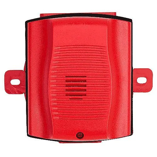 System Sensor HRK SpectrAlert Advance 12/24V Horn for Outdoor Ceiling or Wall Installation, Red