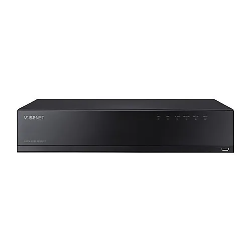 Hanwha HRX-1635-12TB 16-Channel Pentabrid DVR, 12TB, SATA HDD, Black