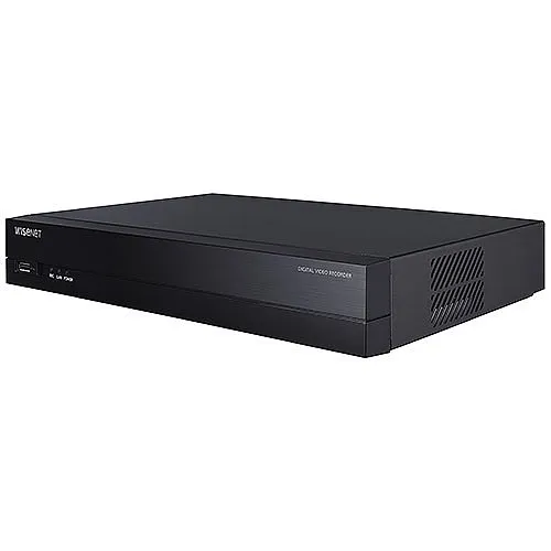Hanwha HRX-434 HD+ Series 8MP 4-Channel Pentabrid DVR, 32Mbps, HDD Not Included, Black, (Replaces HRX-420)