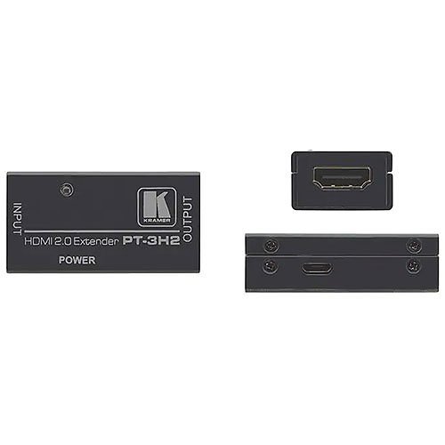 Kramer 50-003290 PT-3H2 4K HDR HDMI Extender, 4K at 60Hz (4:4:4)
