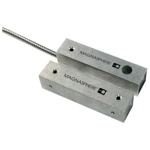 Magnasphere HS-L1.5 UL634 Level High Security Dual Alarm, Surface Mount Contact with 180" Armored Cable