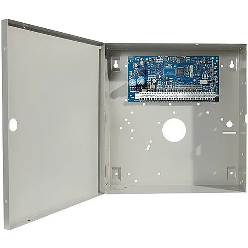 DSC HS2128 PowerSeries Neo Security Control Panel with CP01 Software in PC4050C Cabinet, No Keypad