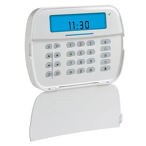 DSC HS2ICNRFP9 ICON Hardwired Alarm Keypad with Built-in PowerG Transceiver and Proximity Support