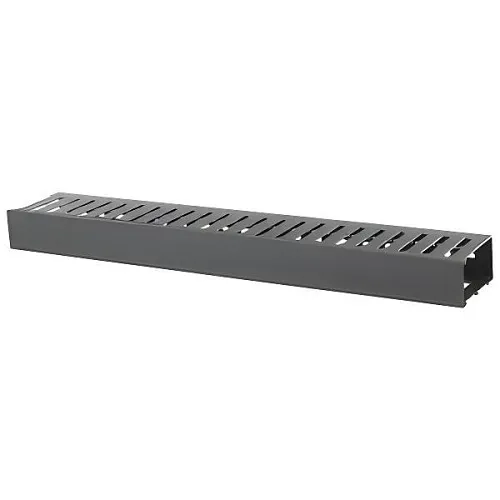 Hubbell HSD13 SD-Series Rail Mounted Horizontal Cable Manager, 1U, 3"
