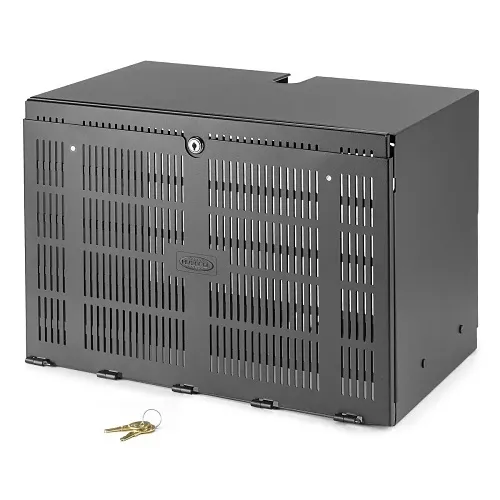 Hubbell HSE712 Telescoping Security Enclosure, Rail Mounted, 7-12U RMS