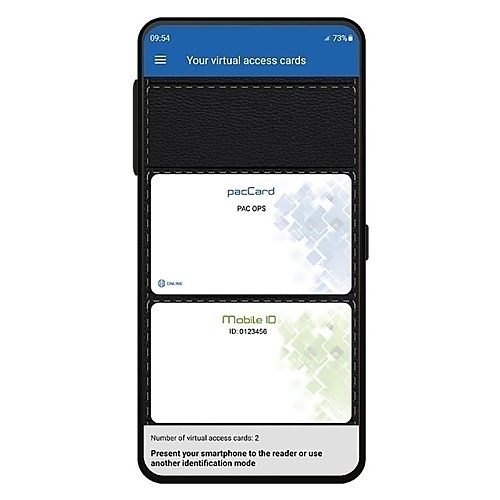 Comelit 7257718 ID Device, Mobile Credential PAC OPS, Blue