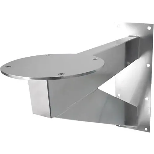Hanwha HT-E-BPW6800 Wall Mount for Surveillance Camera Polished Stainless Steel