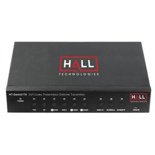 Hall HT-GEMINI TX/RX Soft Codec Switches for UC/USB Workflows