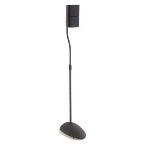 Sanus HTB3-B1 Home Theater Series Adjustable Speaker Stand, Height Adjustable 26-39", Black