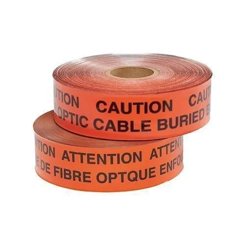 Panduit HTDU6O-FO Underground Detectable Tape, Fiber Optic