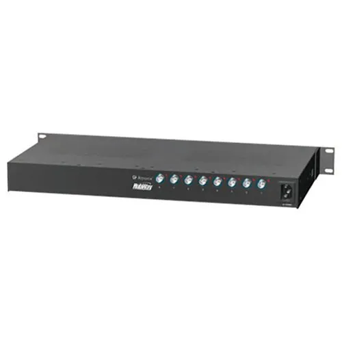 Altronix HUBWAY8D UTP Passive Transceiver Hub, 8-Channel, Video Up to 750', Integrated 24/28V AC Power Supply, 115/220VAC, 1U