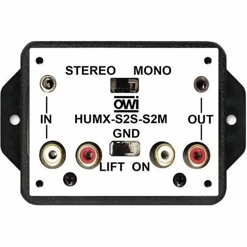 OWI HUMX-S2S-S2M Hum Eliminator with Stereo to Mono Converter