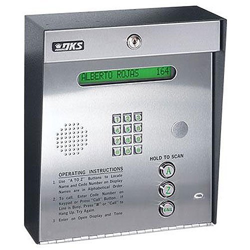 DoorKing 1835-080 80 Series Surface Mount Telephone Entry and Access Control Panel with One Touch "CALL" Button