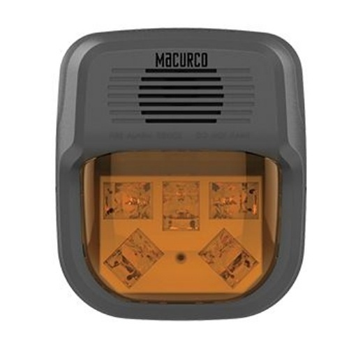 Macurco HS-A Horn and Strobe for Macurco Control Panels, Series and 12 Series Detectors, Amber