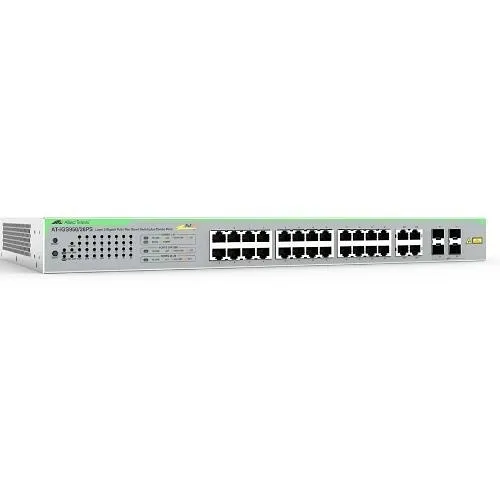 Hanwha HV-IGS950/28PS-910 24-Port Gigabit Websmart PoE+ Switch, 4 x SFP Uplink Ports, 370W