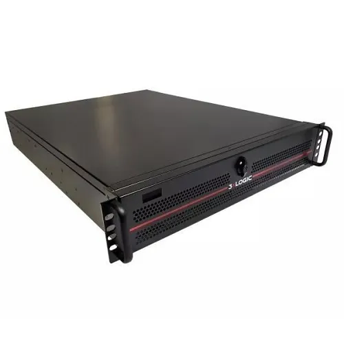 3xLOGIC HVR-2U-96CH-32-HD Hybrid / Flex 96-Channel Gen 10 Intel Xeon NVR, Up to 144TB, 2U