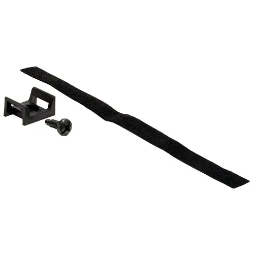 Hubbell HVSCTR Cable Management Velcro Cable Tie, 10-Pack, Black
