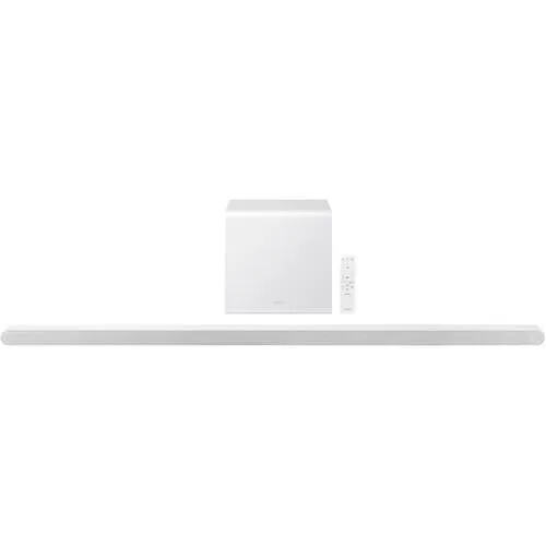 Samsung HW-S801D Q-Series 3.1.2 Channel Ultra Slim Soundbar with Wireless Subwoofer, Dolby Atmos and Q-Symphony, White